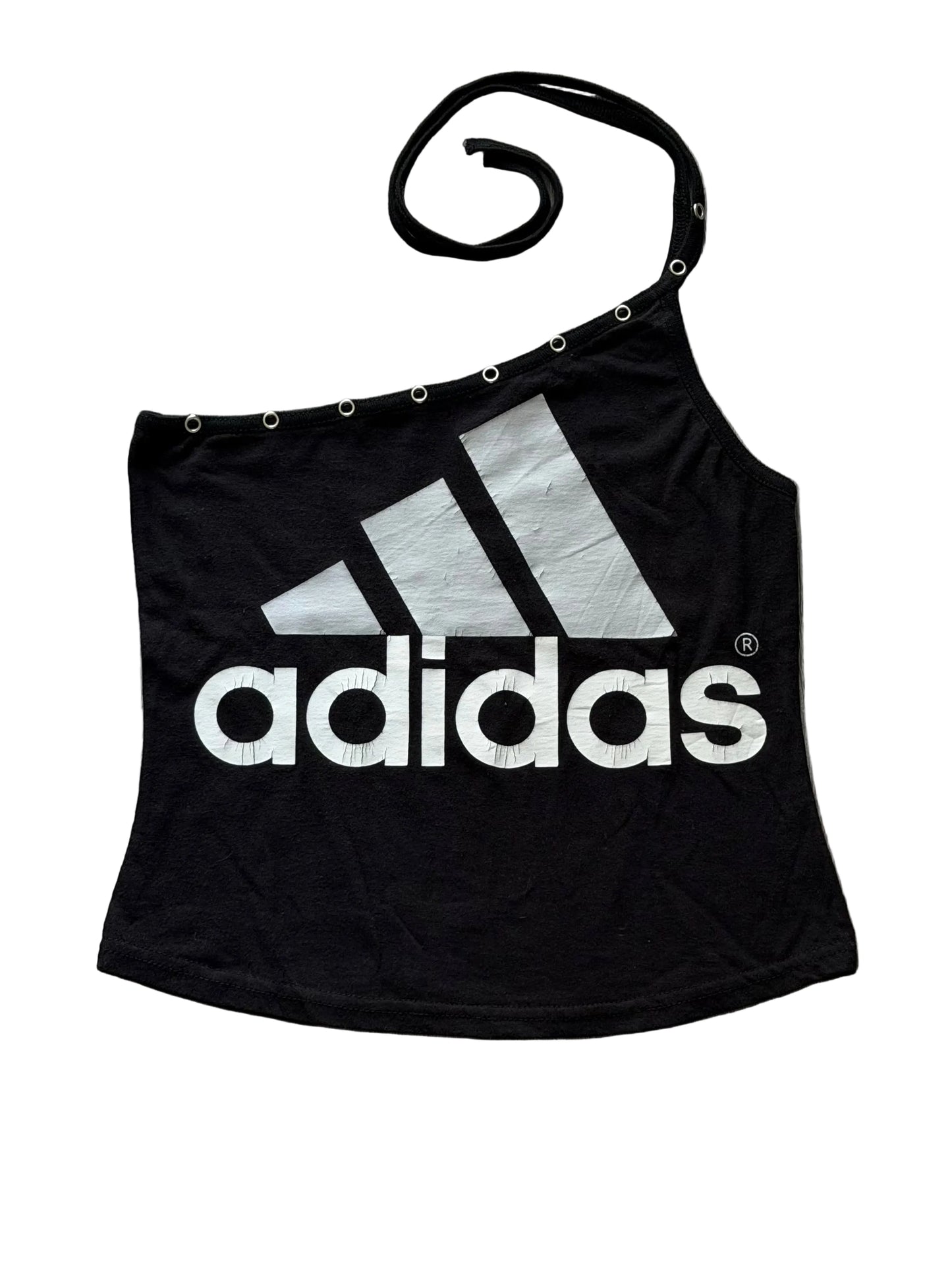 1/1 Vintage One Shoulder Tie Strap Tee - Adidas