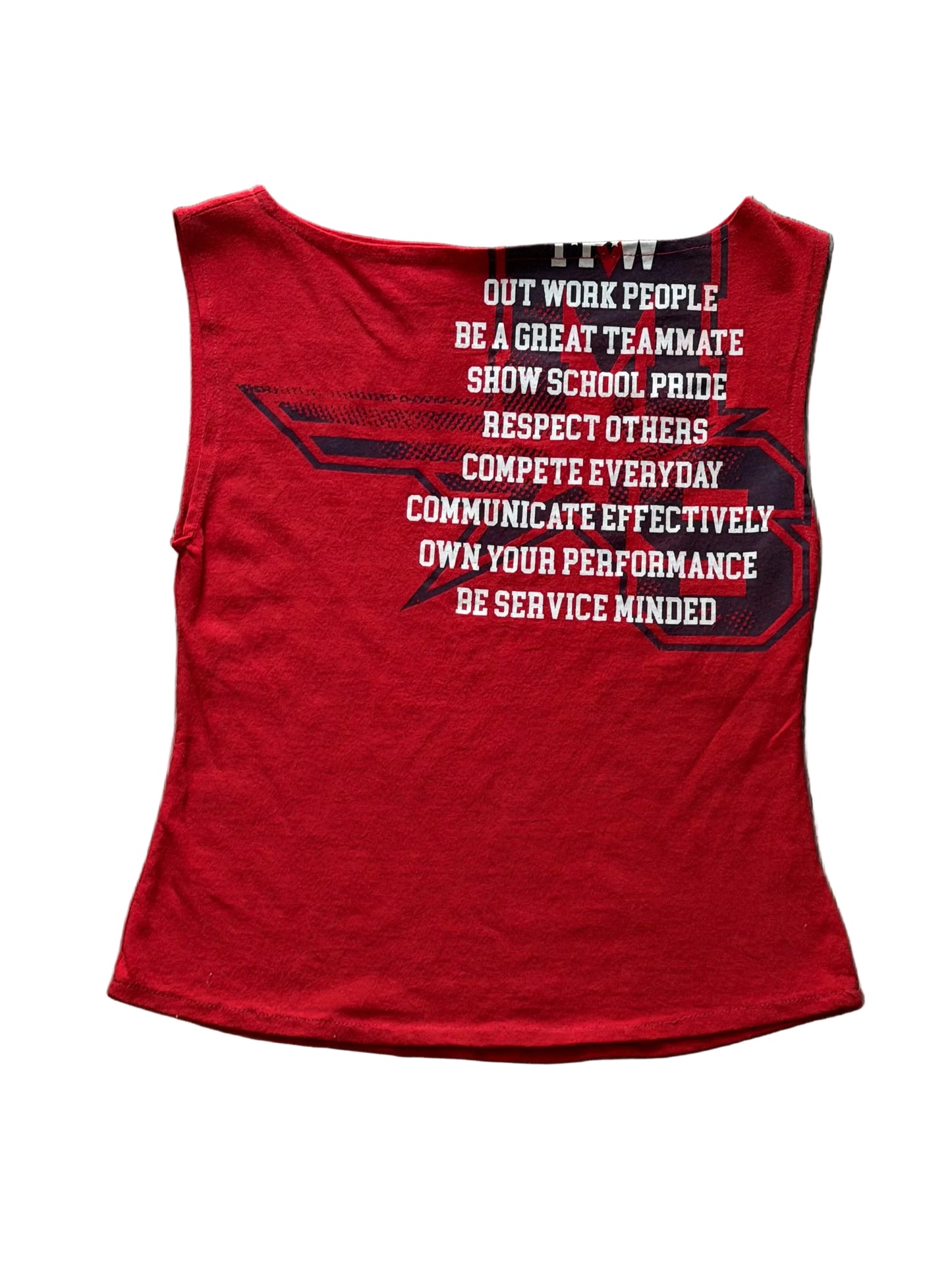 1/1 Vintage Boat Neck Tee - Athletic Team