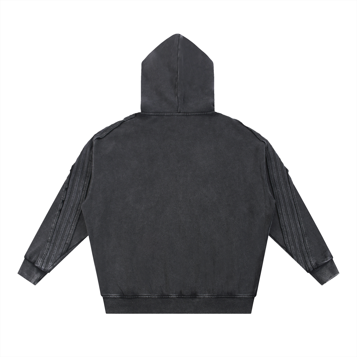 ESSENTIAL TAPE RAW EDGE ZIP HOODIE