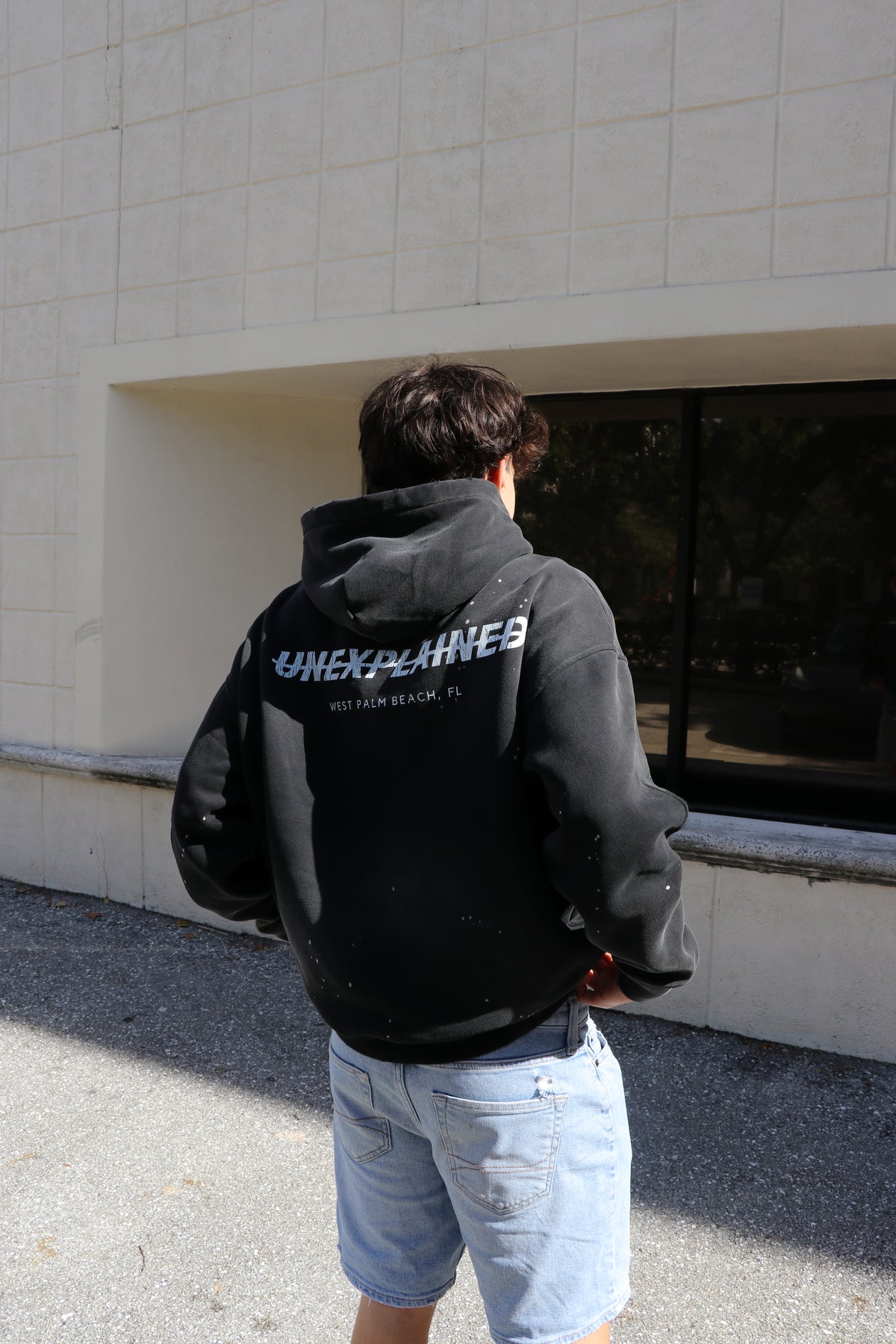 UNEXPLAINED BRANDED VINTAGE WASH HOODIE