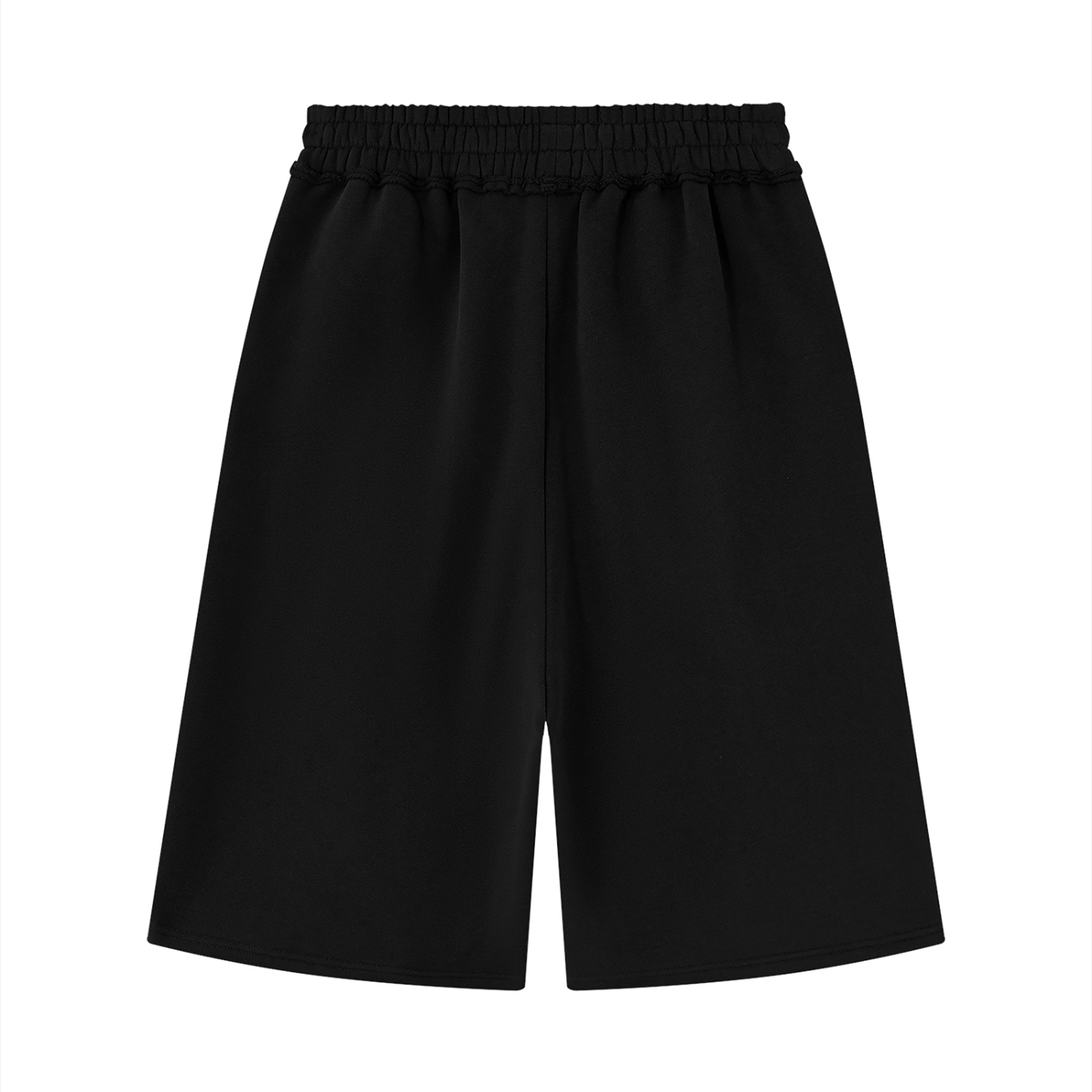 Unisex Raw Edge Baggy Shorts