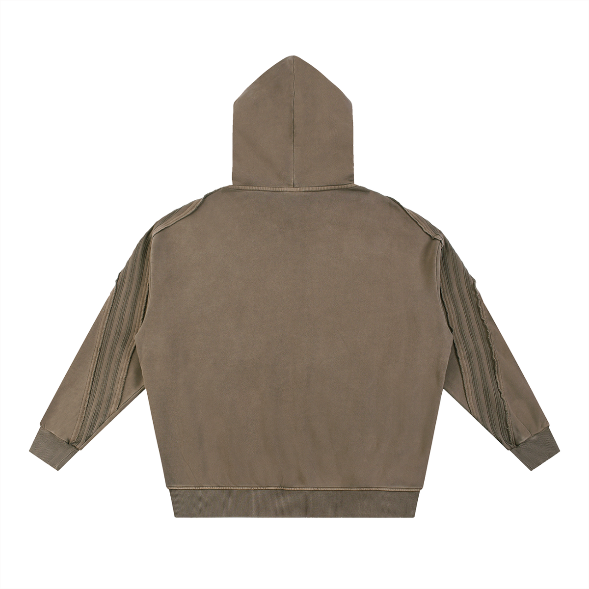 ESSENTIAL TAPE RAW EDGE ZIP HOODIE