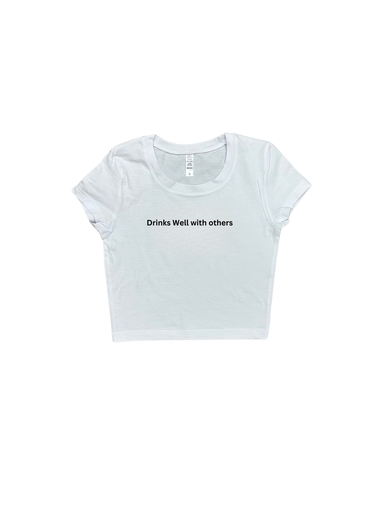 Drinks Well w/ Others Baby Tee
