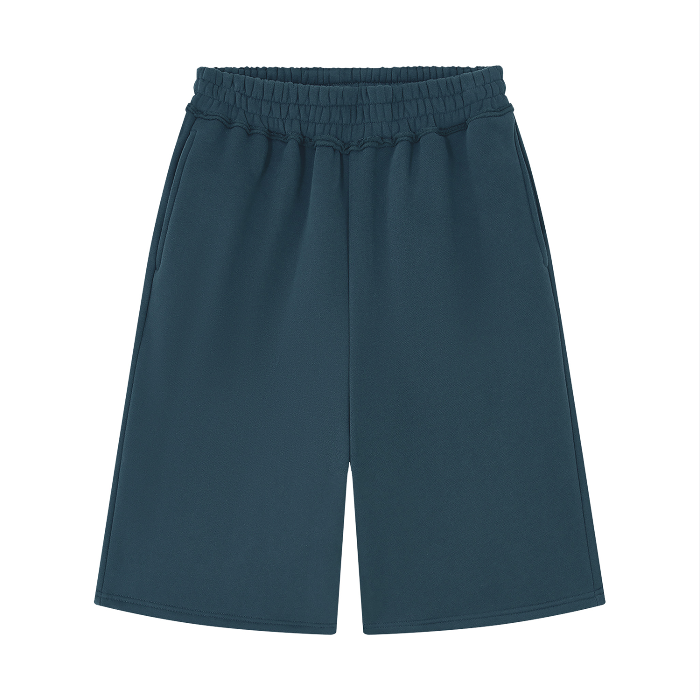 Unisex Raw Edge Baggy Shorts