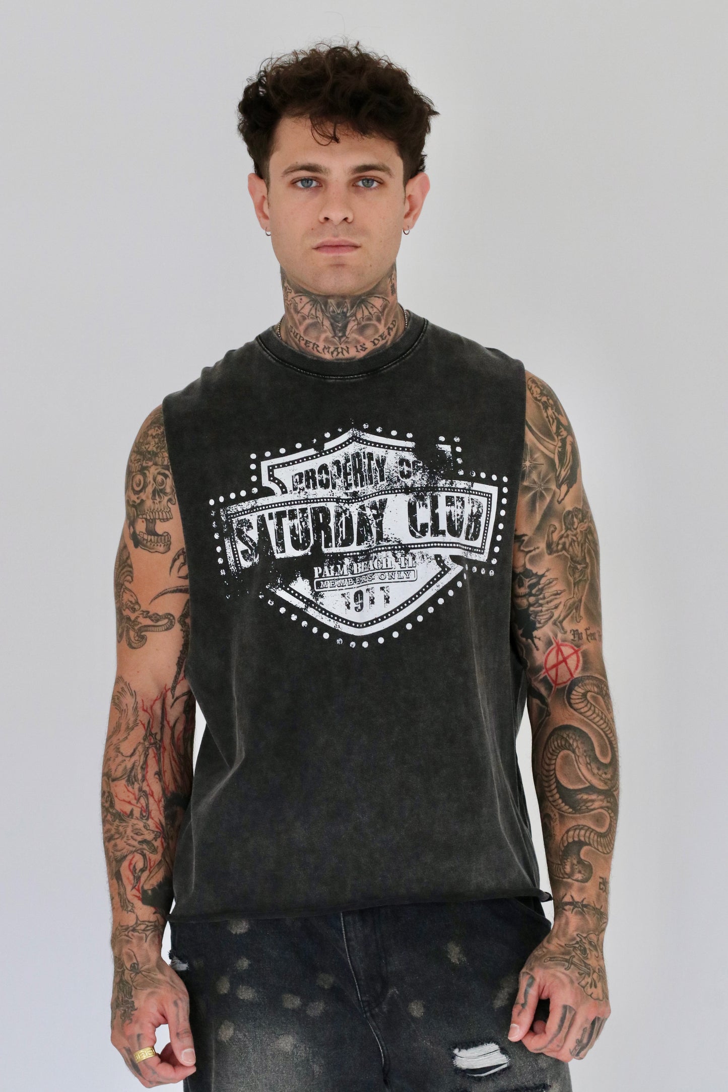 PROPERTY OF SATURDAY CLUB CUT OFF