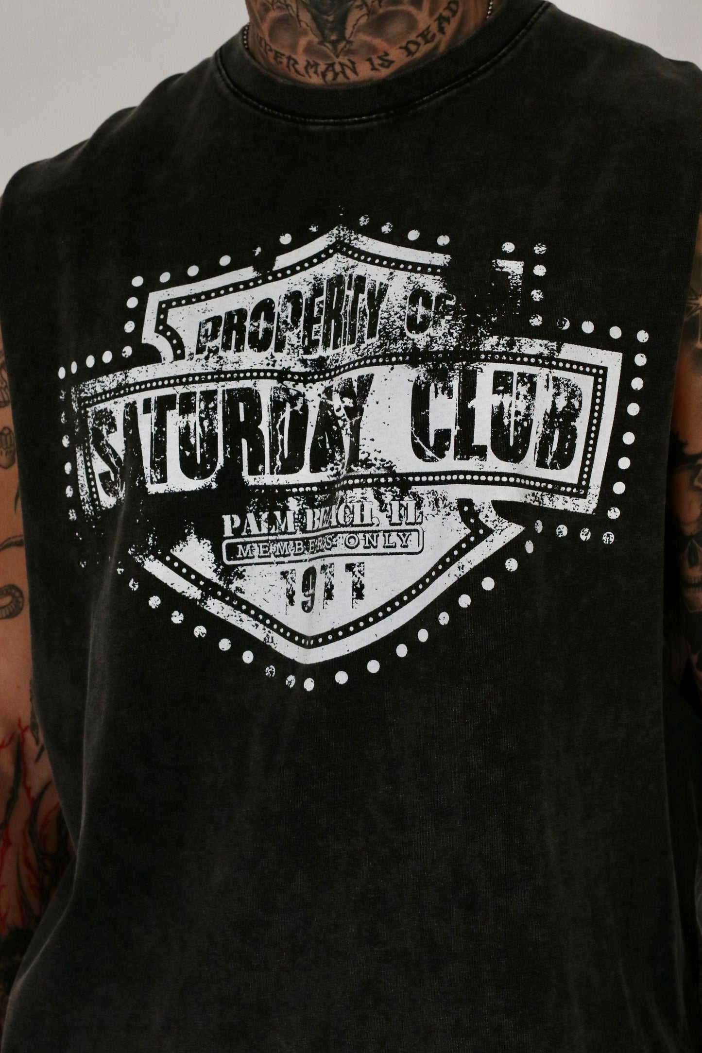 PROPERTY OF SATURDAY CLUB CUT OFF