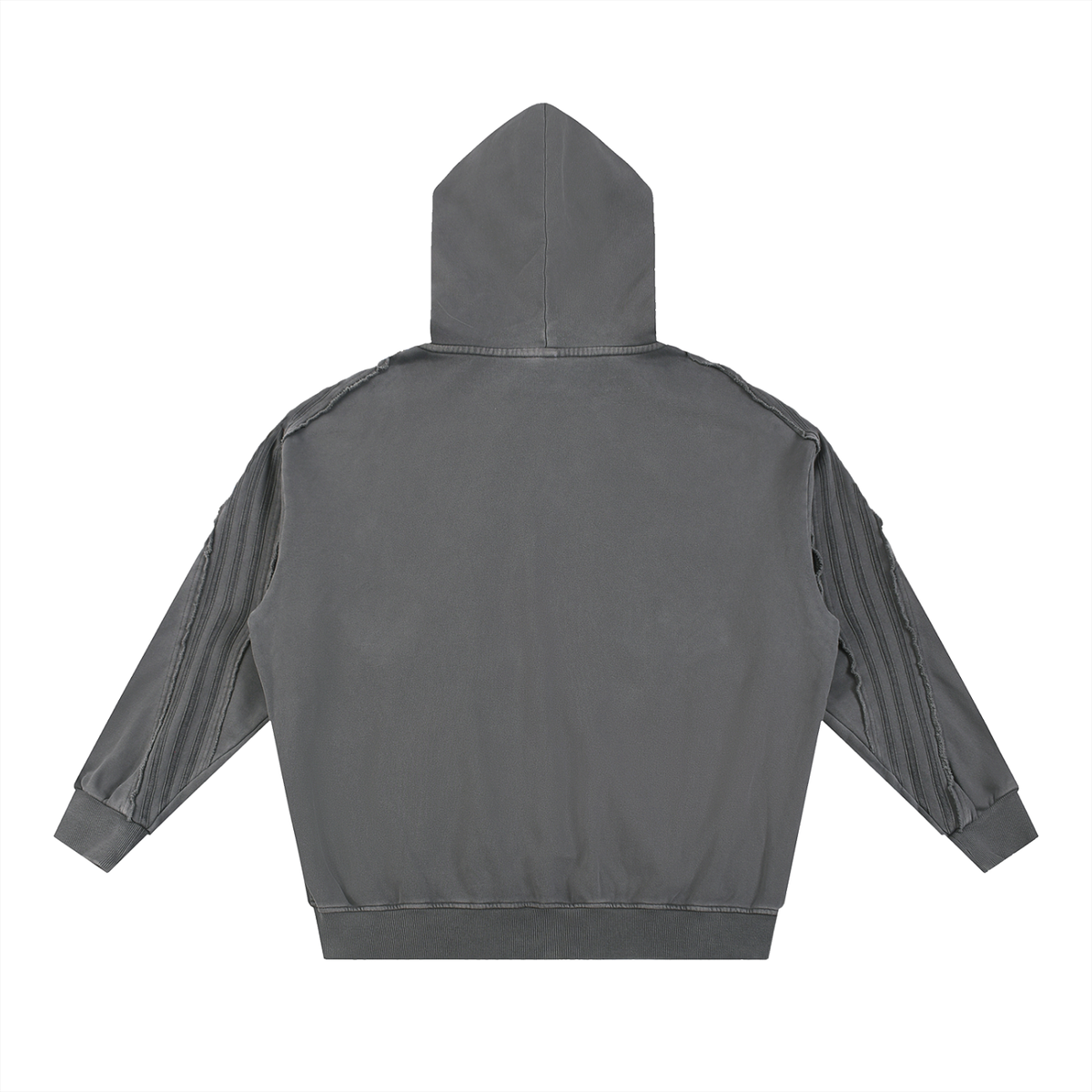 ESSENTIAL TAPE RAW EDGE ZIP HOODIE