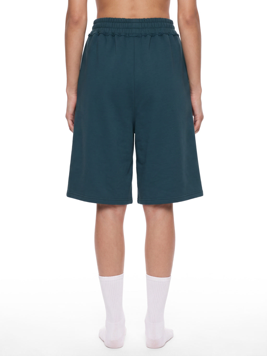 Unisex Raw Edge Baggy Shorts