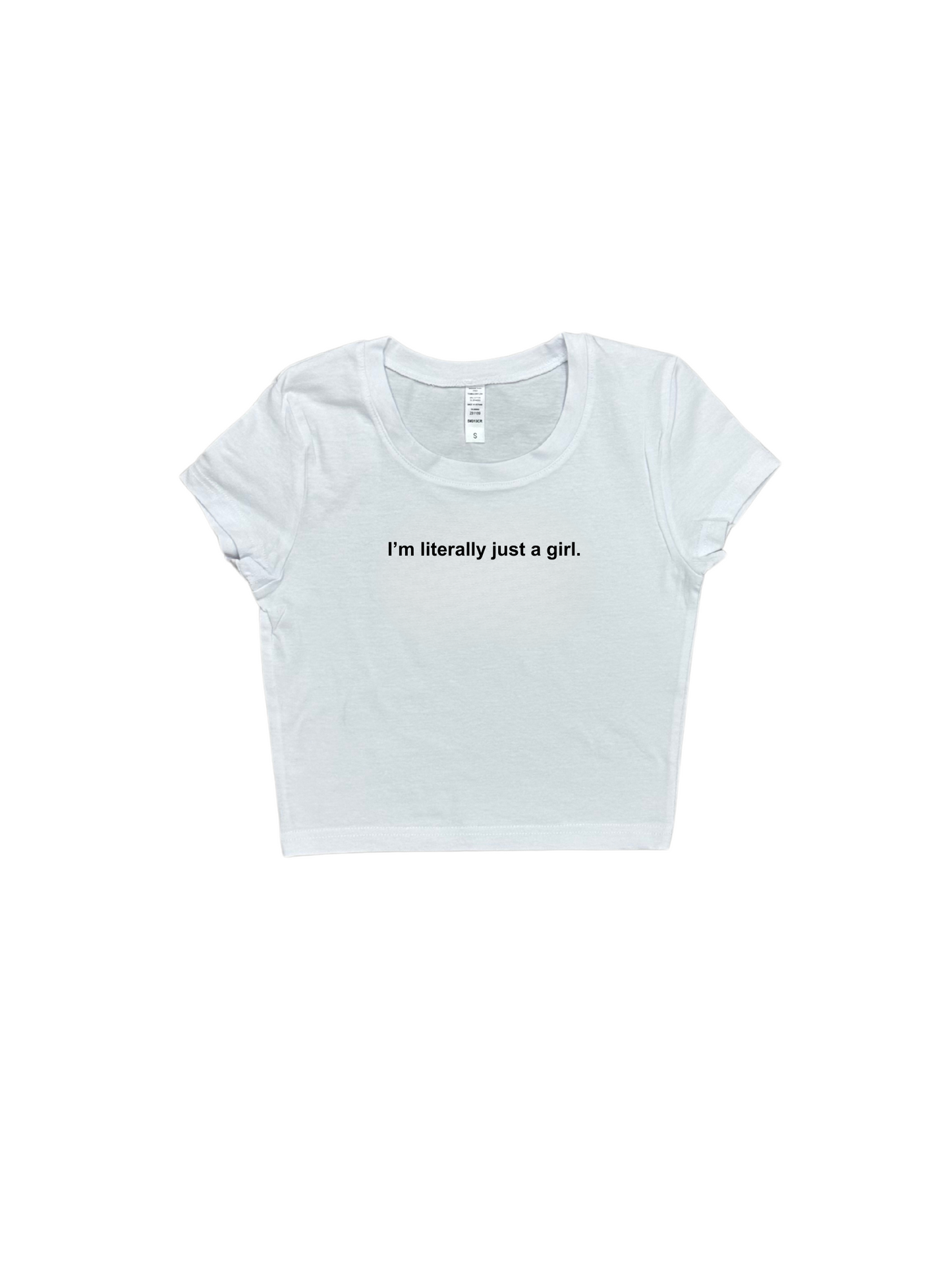Just a Girl Baby Tee