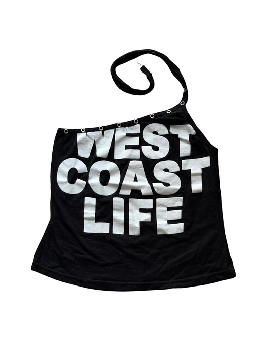 1/1 Vintage One Shoulder Strap Tee - West Coast Life