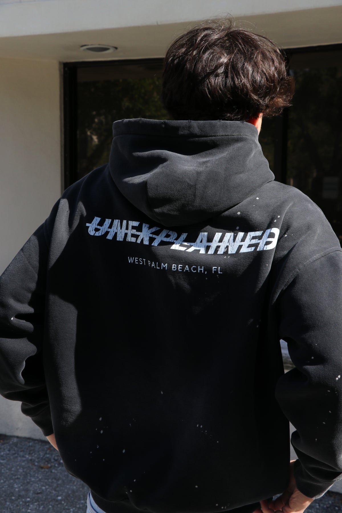 UNEXPLAINED BRANDED VINTAGE WASH HOODIE