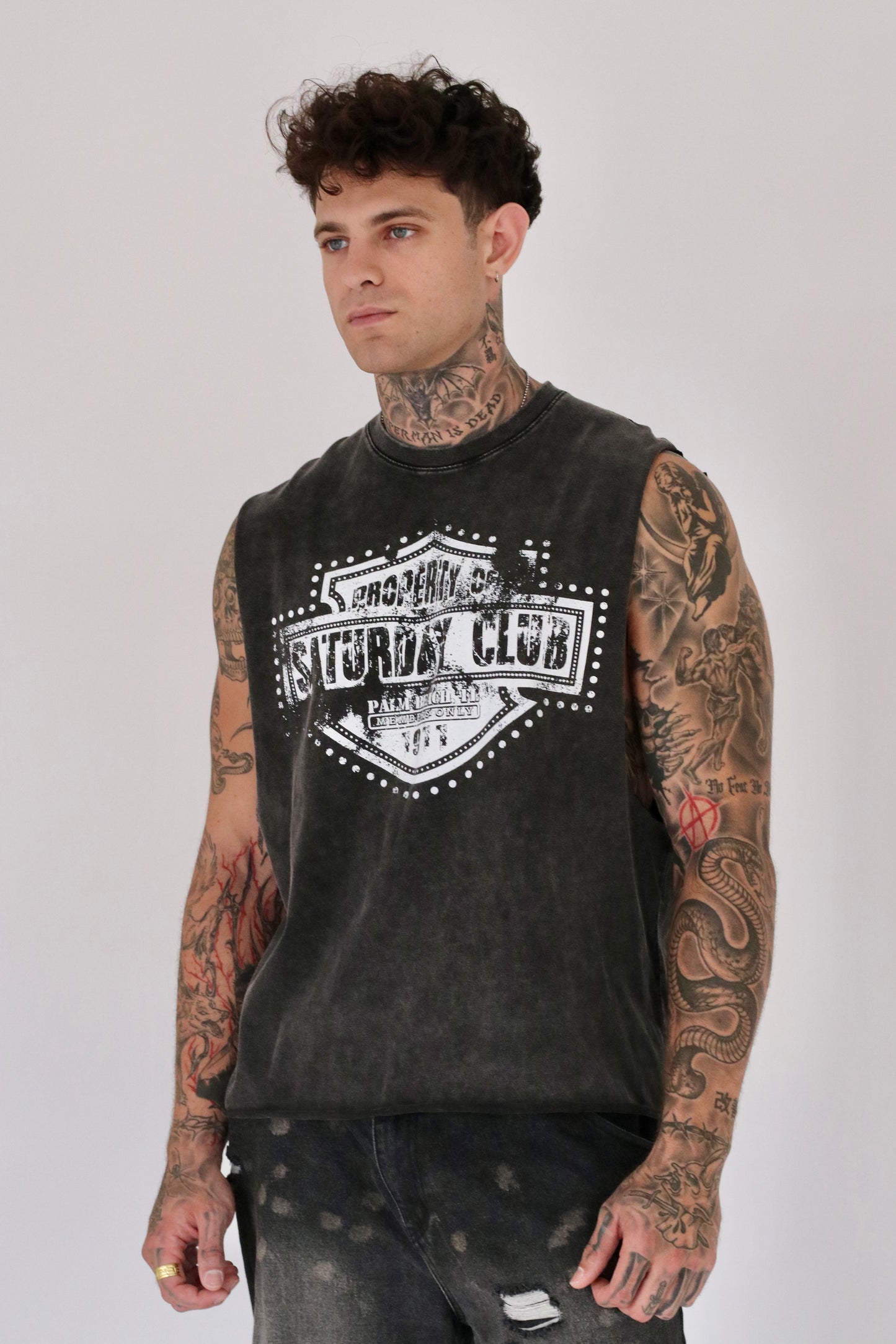 PROPERTY OF SATURDAY CLUB CUT OFF
