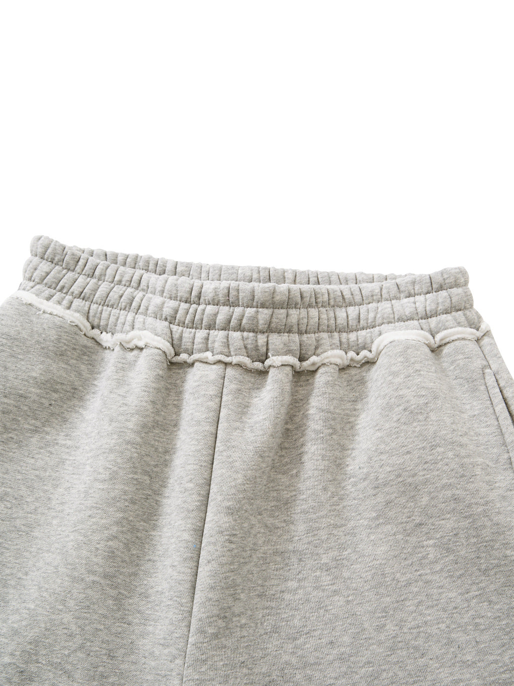 Unisex Raw Edge Baggy Shorts