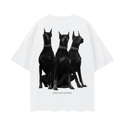 Who Let The Dogs Out Tee Oversize Drop Shoulder Fit