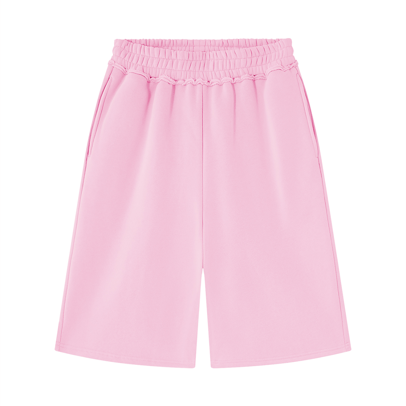 Unisex Raw Edge Baggy Shorts