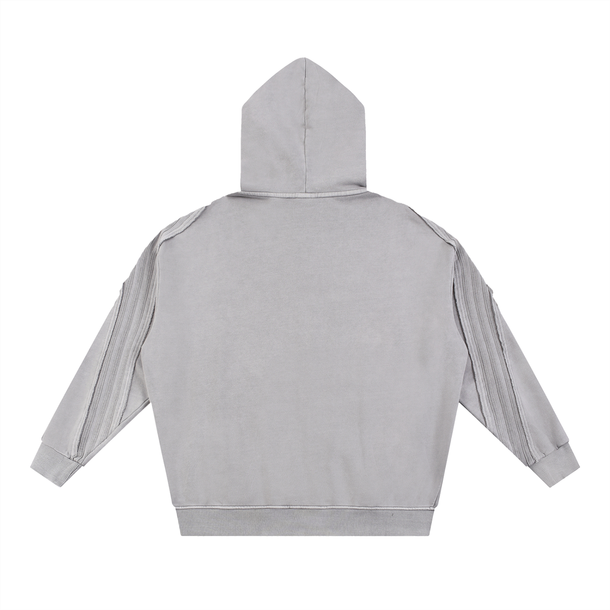 ESSENTIAL TAPE RAW EDGE ZIP HOODIE