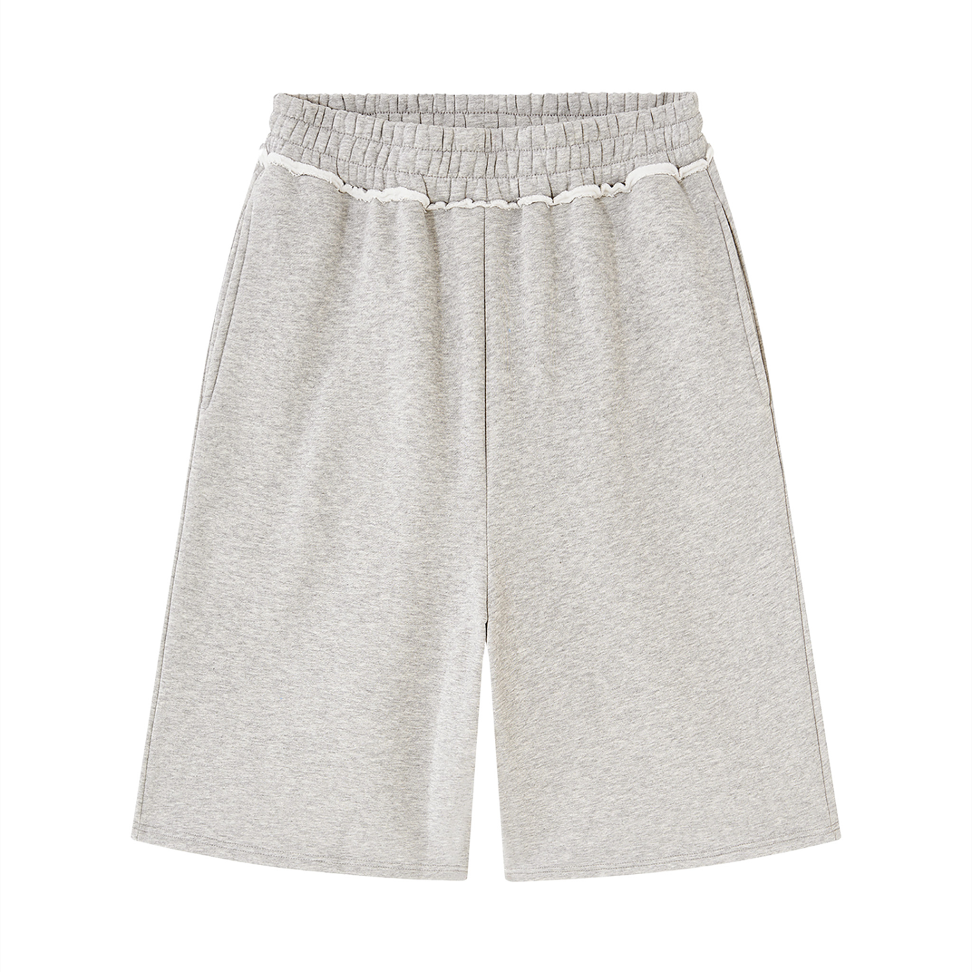 Unisex Raw Edge Baggy Shorts