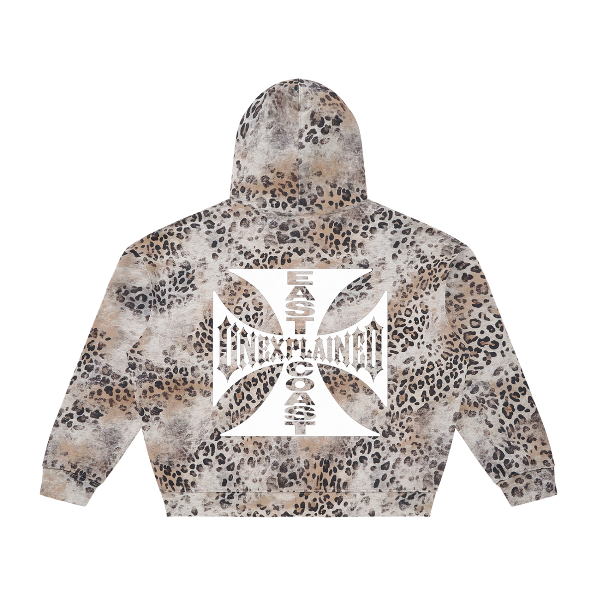EAST COAST LEOPARD ZIP HOODIE